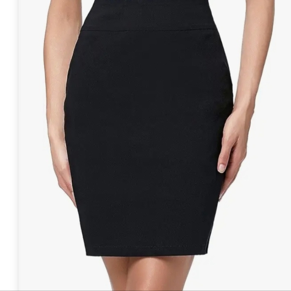 Elegant Black Pencil Skirt